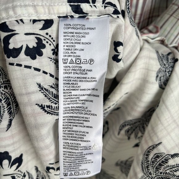 Tommy Bahama Plaid Short Sleeve Button Down Shirt Hawaiian Aloha - Picture 6 of 6
